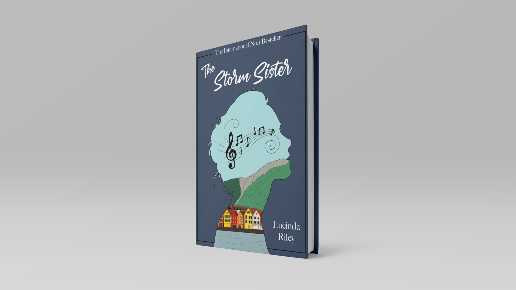 Mockup of The Seven Sisters Book Cover - Standing up